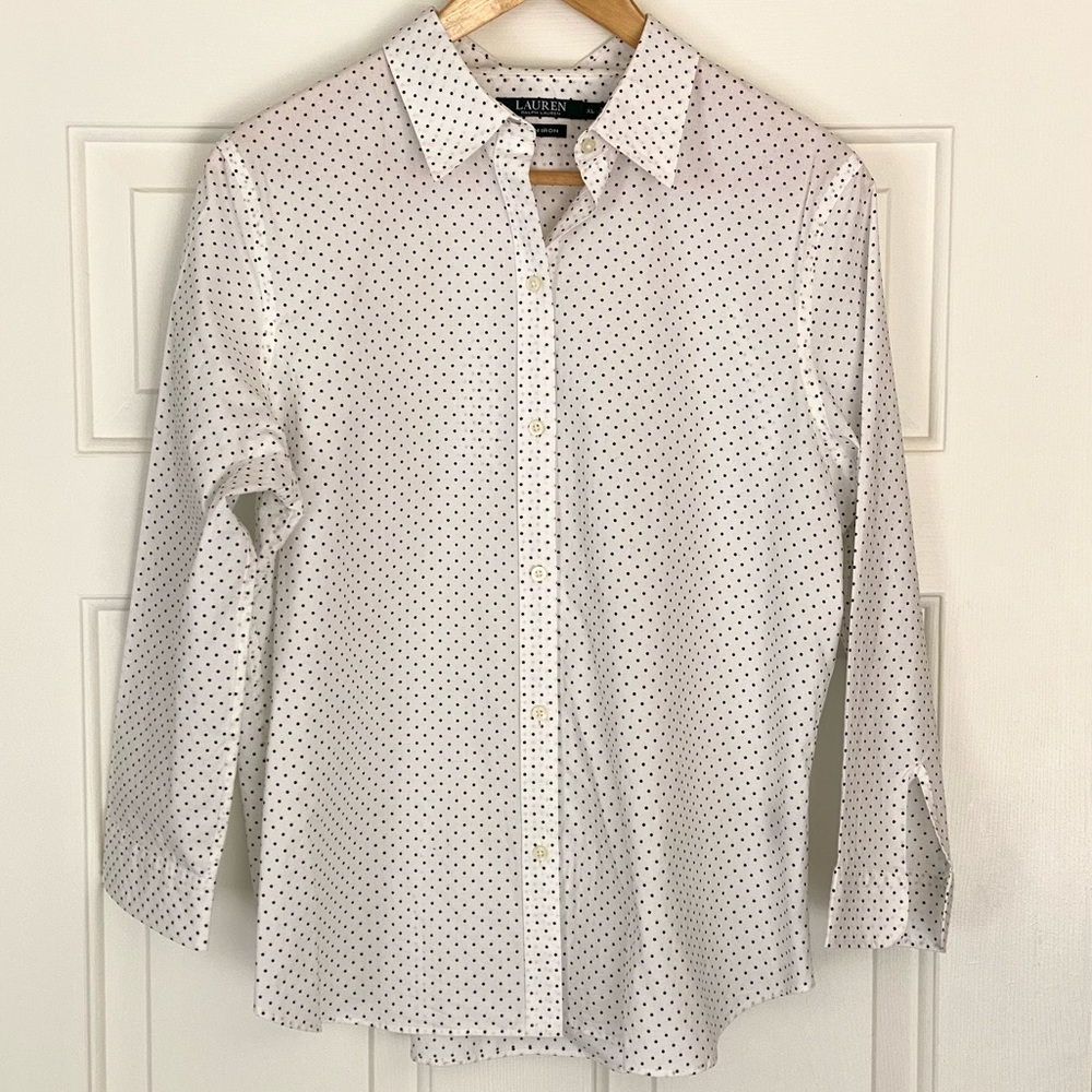Women Ralph Lauren Button Blouse
